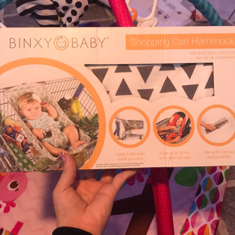 Binxy baby shopping cart hammock